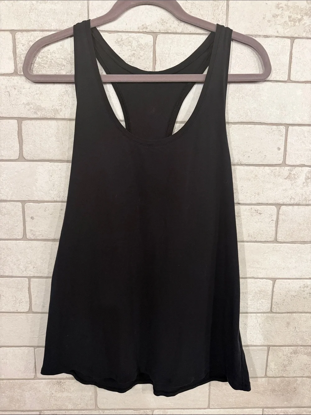 lululemon athletica Black Racerback Flow Tank